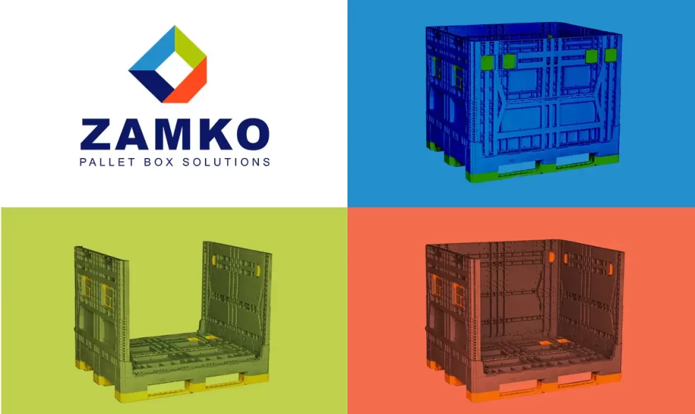 safety stock plastic pallet boxes choise
