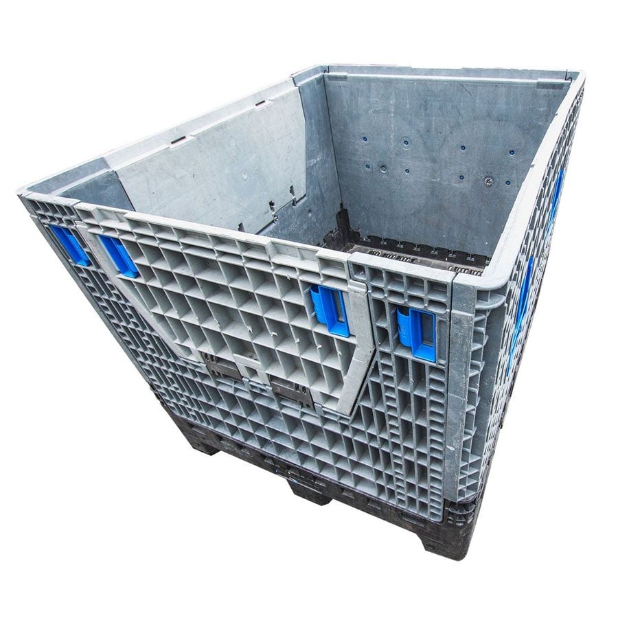 Inklapbare palletbox Classic 1200x1000; kosteneffectieve oplossing voor een breed scala aan logistieke en opslagbehoeften van ZAMKO B.V.