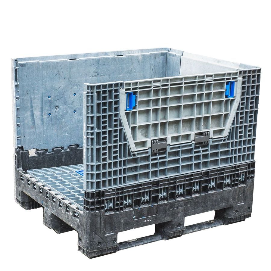 Inklapbare palletbox Classic 1200x1000; kosteneffectieve oplossing voor een breed scala aan logistieke en opslagbehoeften van ZAMKO B.V.