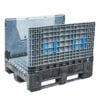 Inklapbare palletbox Classic 1200x1000; kosteneffectieve oplossing voor een breed scala aan logistieke en opslagbehoeften van ZAMKO B.V.