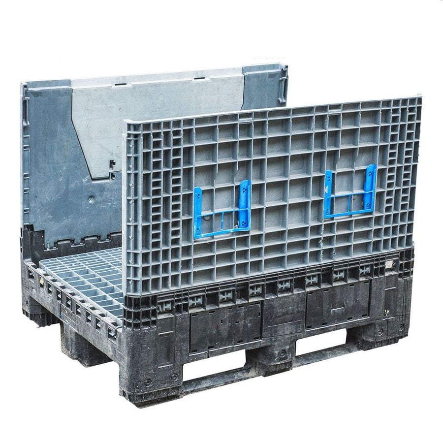 Inklapbare palletbox Classic 1200x1000; kosteneffectieve oplossing voor een breed scala aan logistieke en opslagbehoeften van ZAMKO B.V.