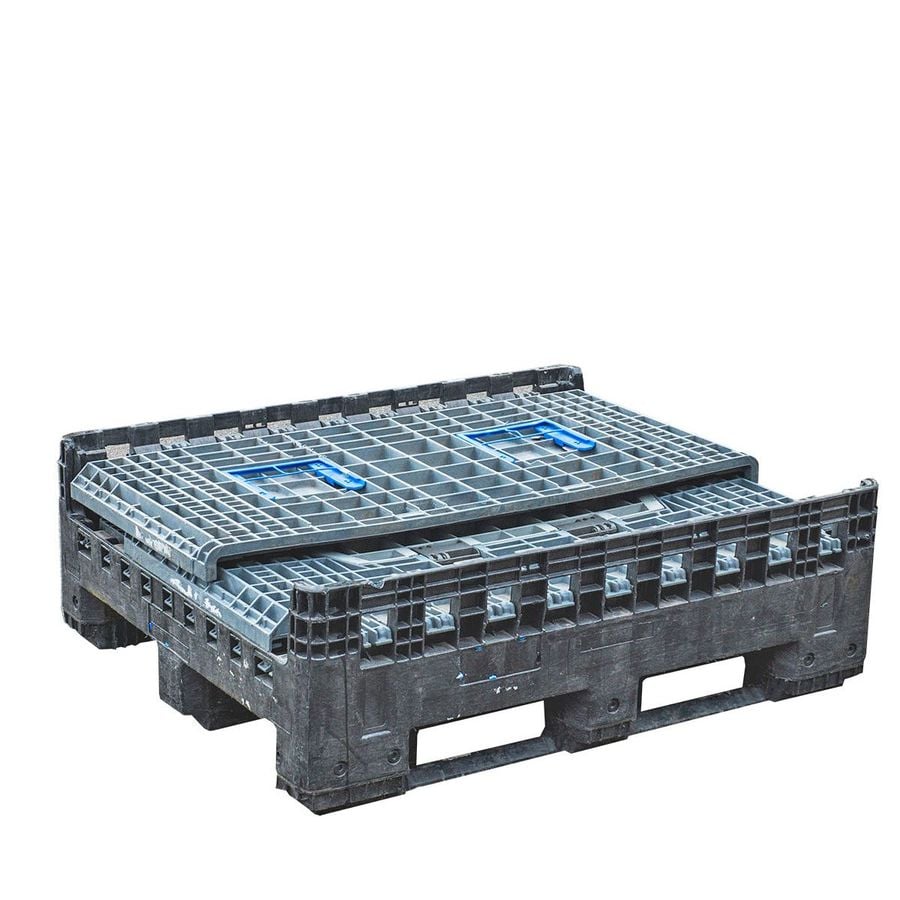 Inklapbare palletbox Classic 1200x1000; kosteneffectieve oplossing voor een breed scala aan logistieke en opslagbehoeften van ZAMKO B.V.