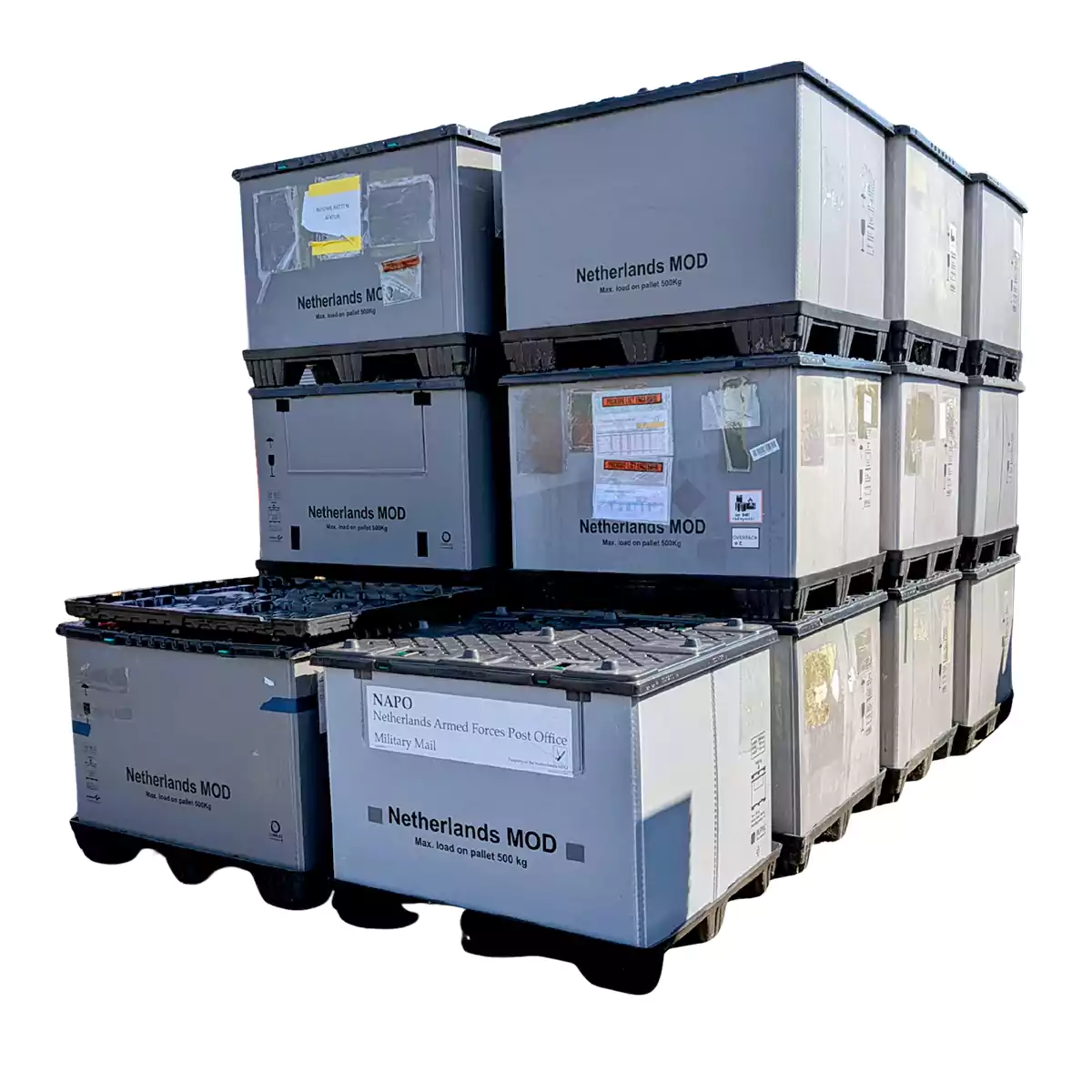 Ecopack-Thorpak- AkyPak interstackable Used 1200x1000 Sleeve Pack
