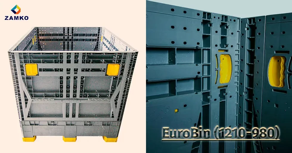 EuroBin foldable pallet box