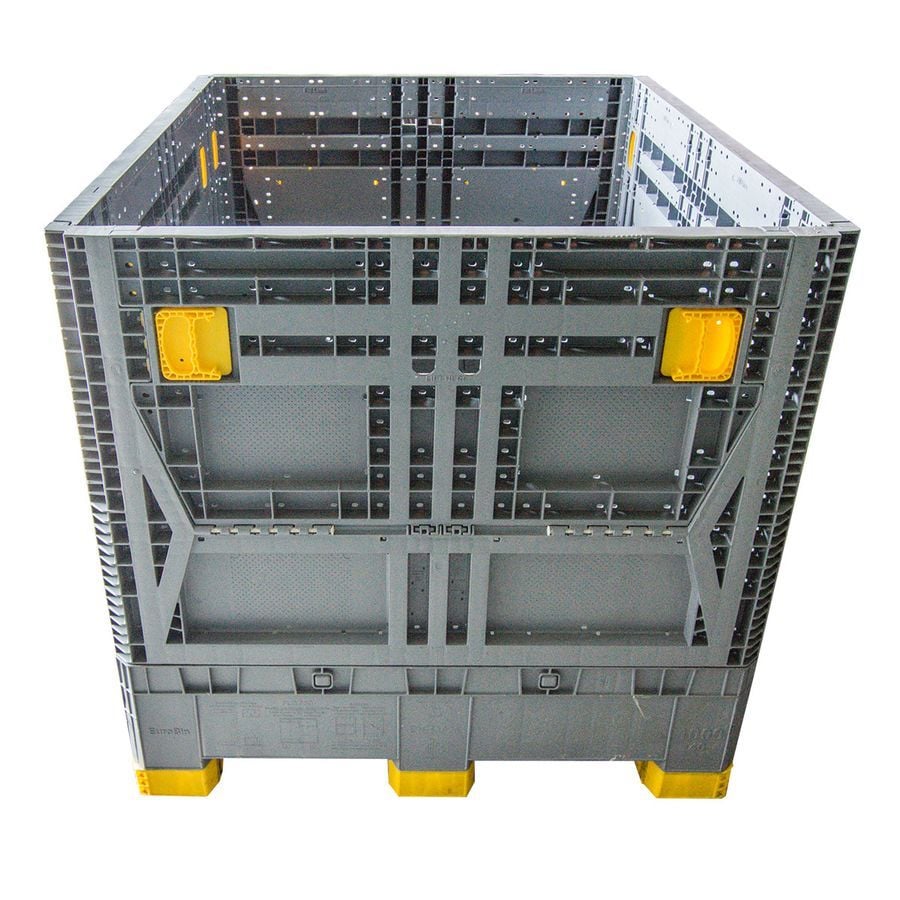 Eurobin collapsible pallet box by ZAMKO; Eurobin 1210 Pallet boxes have an higher dynamic loading capacity-up to 900kg