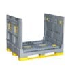 Eurobin collapsible pallet box by ZAMKO; Eurobin 1210 Pallet boxes have an higher dynamic loading capacity-up to 900kg