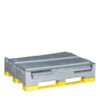 Eurobin collapsible pallet box by ZAMKO; Eurobin 1210 Pallet boxes have an higher dynamic loading capacity-up to 900kg