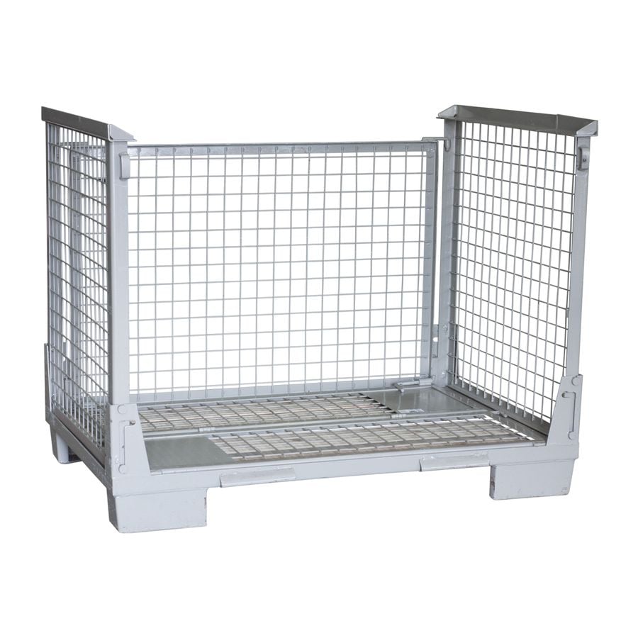 Gitterbox 835×1230 by ZAMKO; The foldable gitter boxes are constructed from high-strength steel
