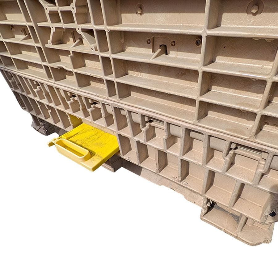 Hopper bottom – 1200×1000 (P.CG1210.H) - collapsible pallet box with hopper bottom by ZAMKO B.V.