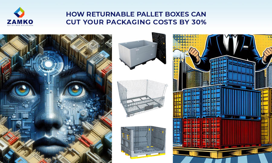How Returnable Pallet Boxes Can Cut Your Packaging Costs. Zamko - New and used foldable pallet box - The Ultimate Solution for Your Storage and Transport Needs