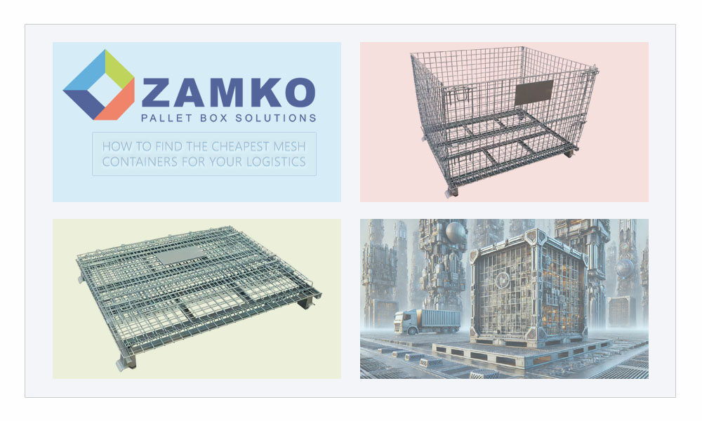 How to Find the Cheapest Mesh Containers for Your Logistics. Mesh Wire Cages for Efficient PET Preform Handling by Zamko. Your Collapsible Pallet Boxes Specialit. Delivery in every spot on the European continent. New and Used pallet Boxes. Mesh Wire Cage and Sleeve Packs new and used for sale.