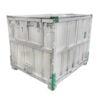 IBC foldable steel pallet box 1130×1450 by ZAMKO; The collapsible steel IBC boxes are mostly only looked for in the standard dimension 1130*1450*H1125mm. On special request we can make them to your specifications