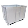 IBC foldable steel pallet box 1130×1450 by ZAMKO; The collapsible steel IBC boxes are mostly only looked for in the standard dimension 1130*1450*H1125mm. On special request we can make them to your specifications