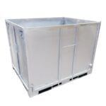 IBC foldable steel pallet box 1130×1450 by ZAMKO; The collapsible steel IBC boxes are mostly only looked for in the standard dimension 1130*1450*H1125mm. On special request we can make them to your specifications