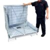 Mesh wire cage PET preforms by ZAMKO; collapsible steel mesh wire cages