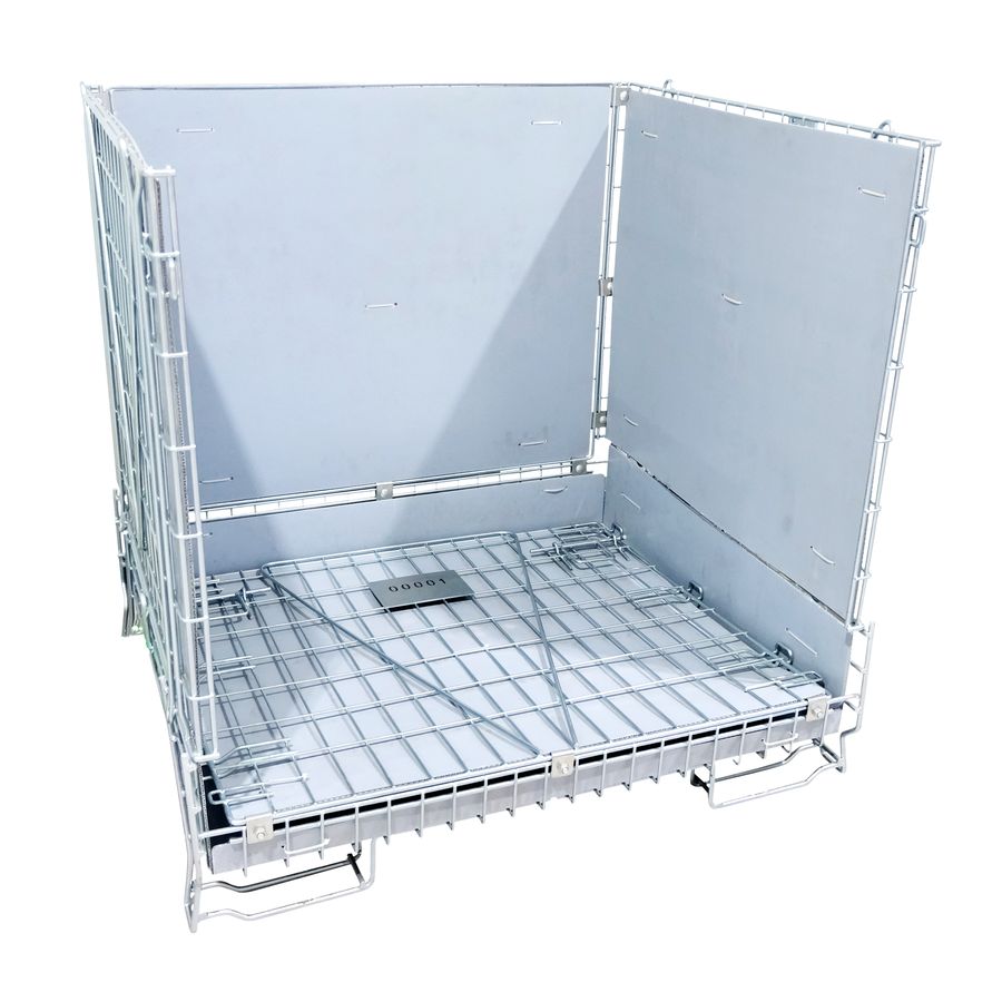 Mesh wire cage PET preforms by ZAMKO; collapsible steel mesh wire cages