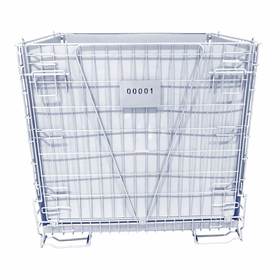 Mesh wire cage PET preforms by ZAMKO; collapsible steel mesh wire cages