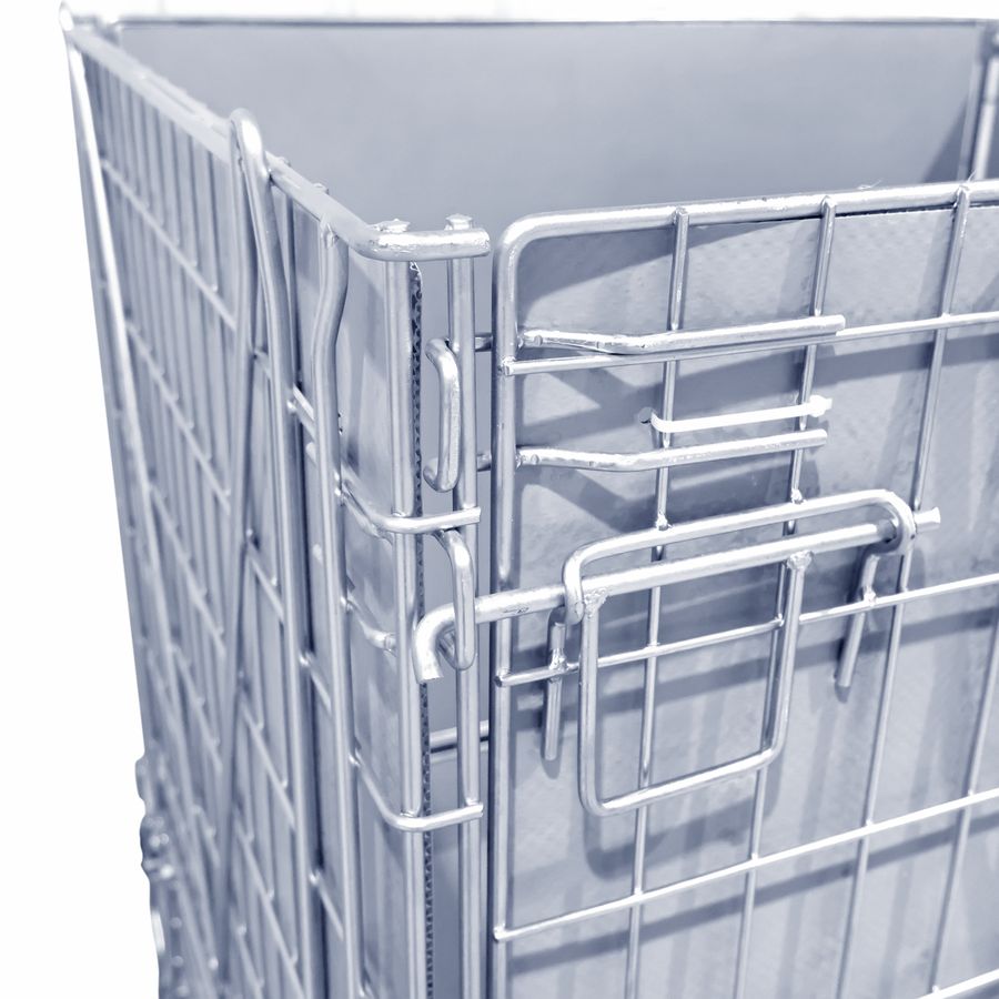 Mesh wire cage PET preforms by ZAMKO; collapsible steel mesh wire cages