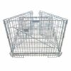 Meshwire cage 920×1200 F5 Wine Bordeaux HML by ZAMKO; mesh wire pallet box