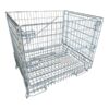 Meshwire cage 920×1200 F5 Wine Bordeaux HML by ZAMKO; mesh wire pallet box
