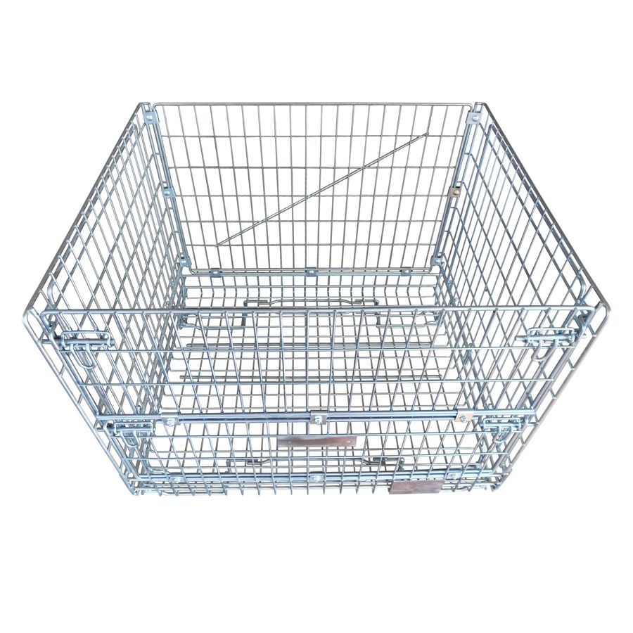 Meshwire cage 920×1200 F5 Wine Bordeaux HML by ZAMKO; mesh wire pallet box