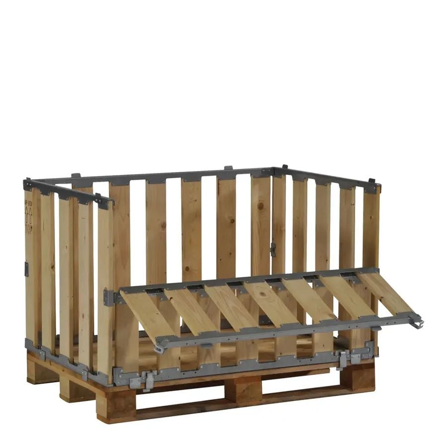 Palletbox Wooden - 800x1200 (MP1208.70.F) by ZAMKO