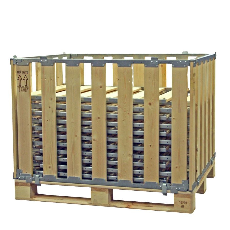 Pallet Box Wooden – 800×1200 Pallet Box Wooden – 800×1200 (MPB.e70) by ZAMKO