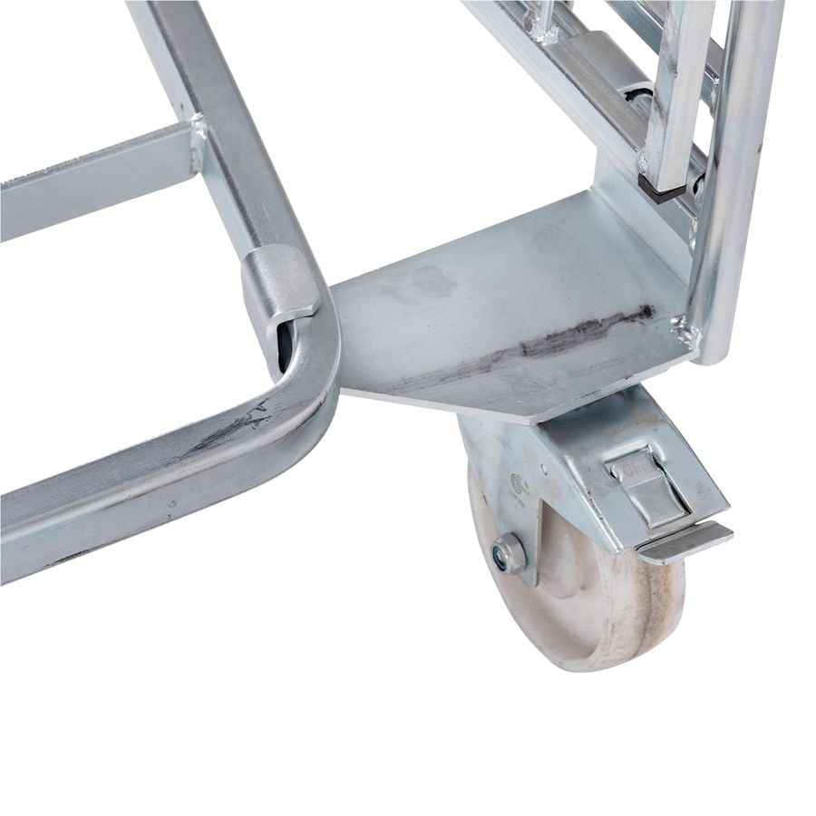 Roll cage A-frame 2 walls by ZAMKO; Roll cages, also known as roll containers or roll pallets, are mobile units typically used for transporting and storing goods