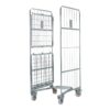 Roll cage A-frame 2 walls by ZAMKO; Roll cages, also known as roll containers or roll pallets, are mobile units typically used for transporting and storing goods