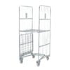 Roll cage A-frame 2 walls by ZAMKO; Roll cages, also known as roll containers or roll pallets, are mobile units typically used for transporting and storing goods