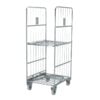 Roll cage A-frame 2 walls by ZAMKO; Roll cages, also known as roll containers or roll pallets, are mobile units typically used for transporting and storing goods