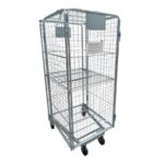Roll cage A-frame 4-walls by ZAMKO; Roll cages, also known as roll containers or roll pallets, are mobile units typically used for transporting and storing goods