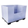 Sleevepack 1470×1150 (P1511.900.300) by ZAMKO; High-quality reusable pallet box.