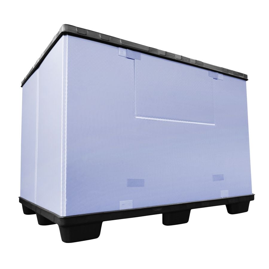 Sleevepack 1470×1150 (P1511.900.300) by ZAMKO; High-quality reusable pallet box.