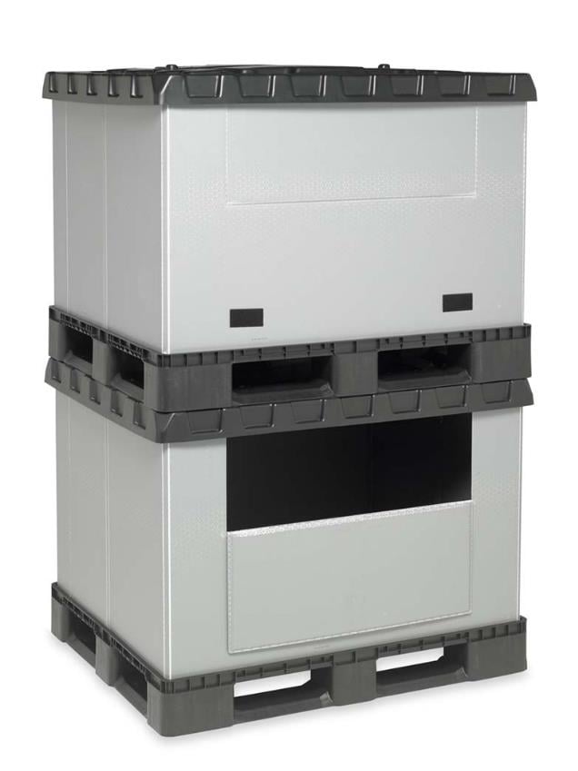 High-quality reusable pallet box. The height is your choice.