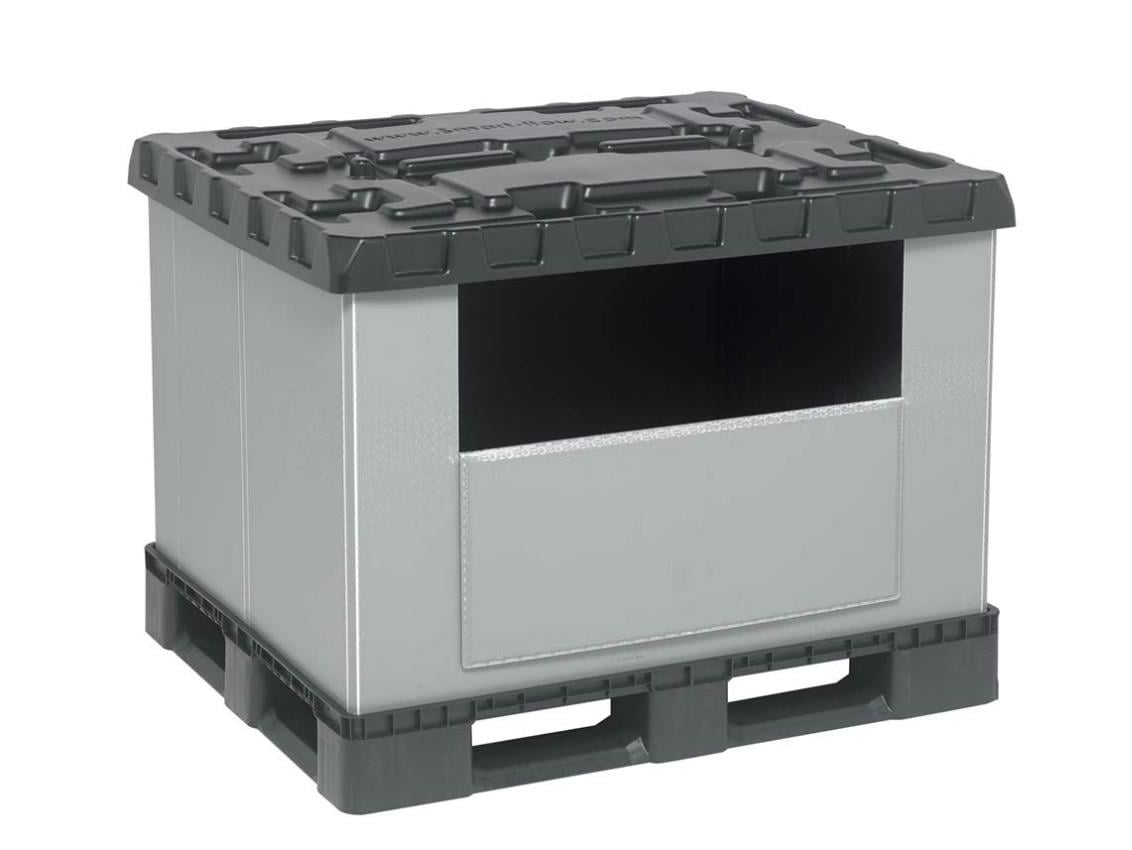 High-quality reusable pallet box. The height is your choice.