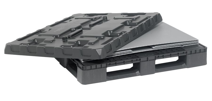 High-quality reusable pallet box. The height is your choice.