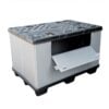 Sleevepack – 1220×1150 (P122115.900.300) by ZAMKO; High-quality Twin Sheet HDPE reusable pallet box.