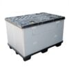 Sleevepack – 1220×1150 (P122115.900.300) by ZAMKO; High-quality Twin Sheet HDPE reusable pallet box.