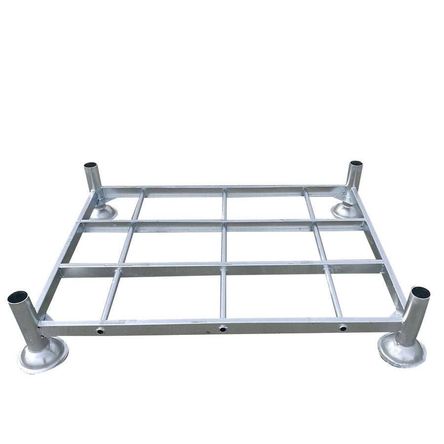 Stacking frame – 1545×1060 (SF1512.120) by ZAMKO; stacking frame with four separate steel tubes on the corners