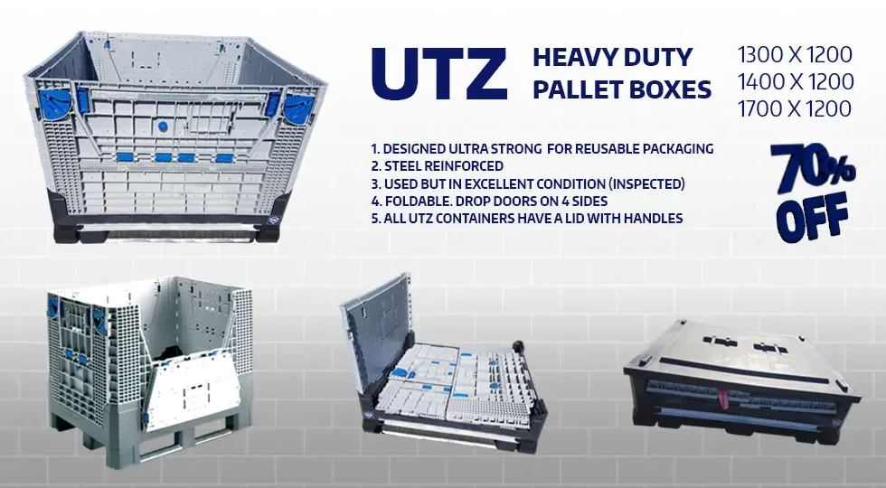 UTZ foldable pallet boxes