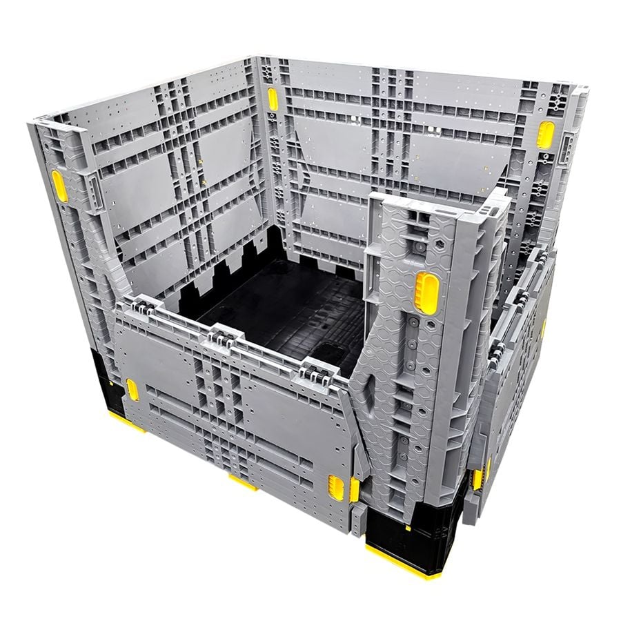 YOYObin Pallet Boxes by ZAMKO B.V. Collapsible plastic pallet boxes