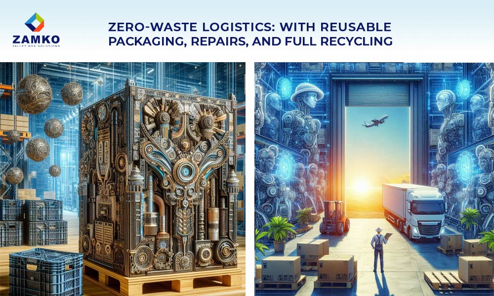 Zero-Waste Logistics: with Reusable Packaging, Repairs, and Full Recycling