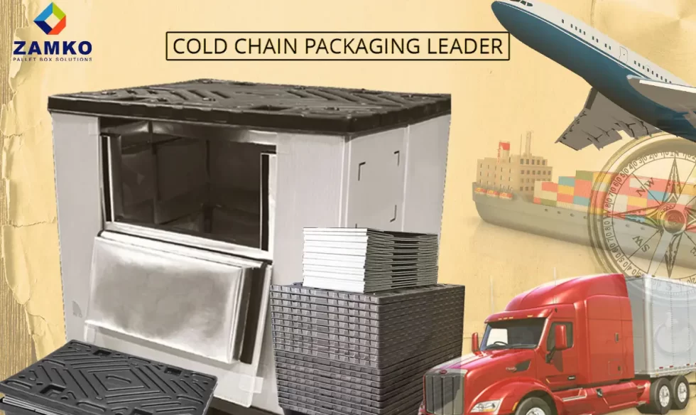 cold chain packaging by Zamko; specialized pallet boxes